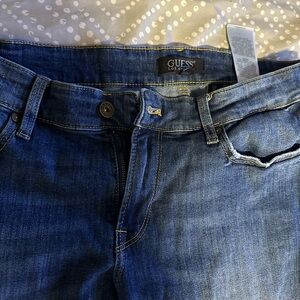 Guess Blue Straight Jeans Classic Denim